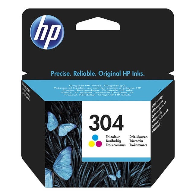 Original HP 304 Tri-Colour Ink Cartridge (N9K05AE)