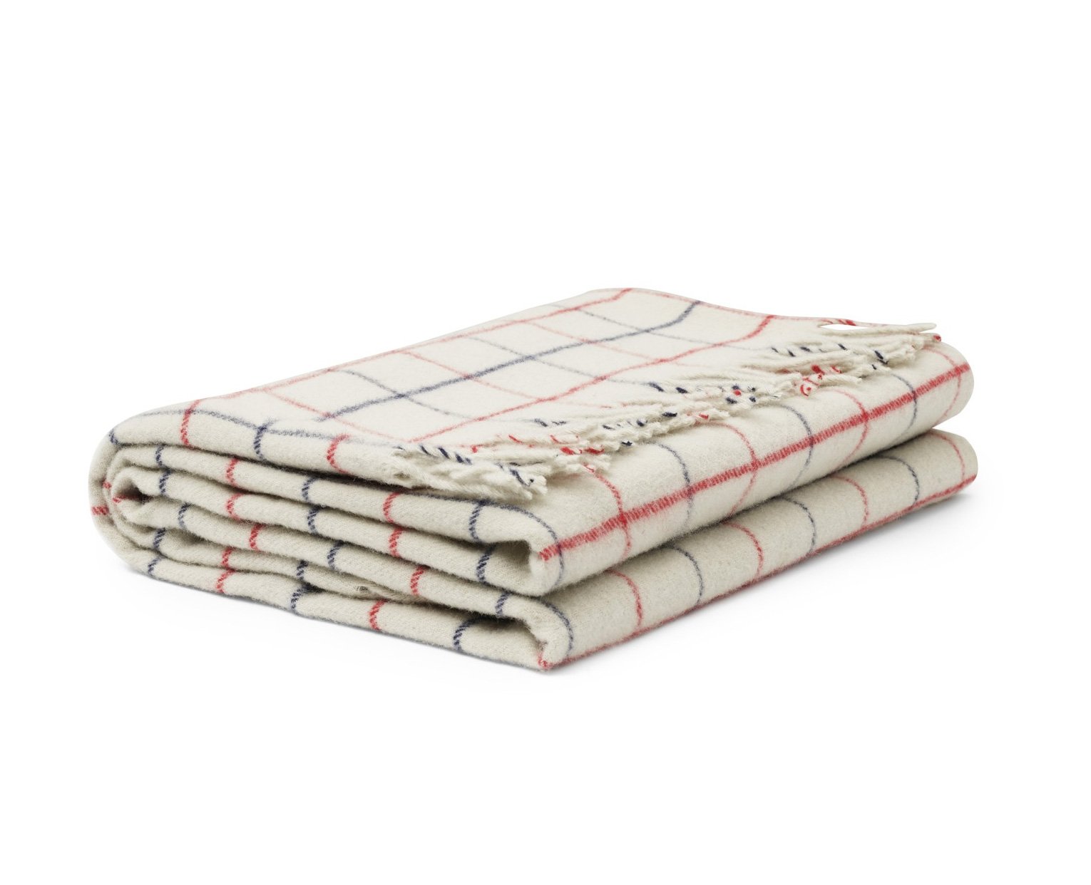 Normann Copenhagen - Tivoli - Throw Blanket Simple Check - Warm Grey (5000531)