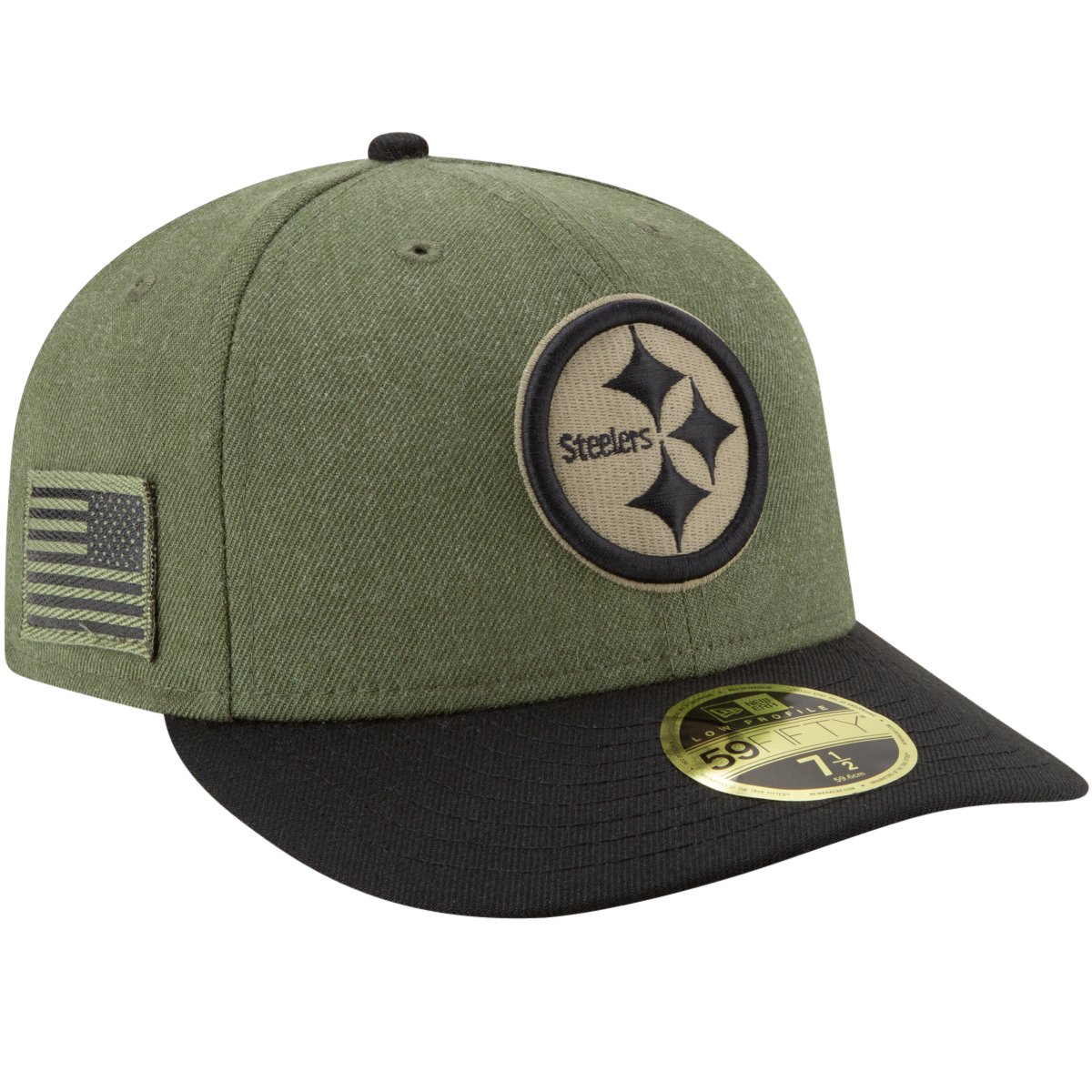 Osta New Era 59Fifty LP Cap Salute to Service Pittsburgh Steelers