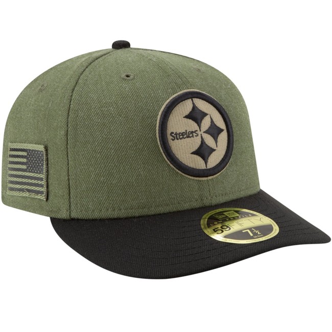 Buy New Era 59Fifty LP Cap Salute to Service Pittsburgh Steelers