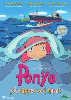 Ponyo på klippen ved havet - DVD