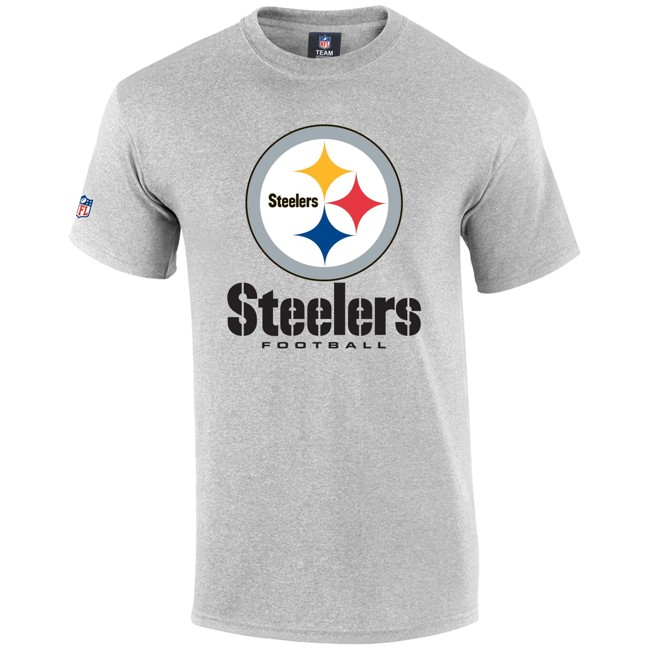 Majestic OUR TEAM Shirt - Pittsburgh Steelers grey