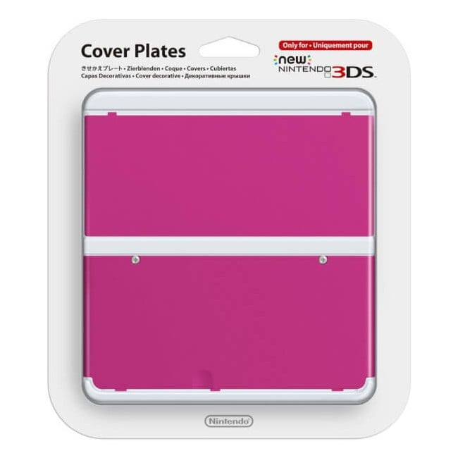 New Nintendo 3DS Cover Plate 019 (Pink)