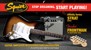Fender Squier Affinity Stratocaster - Elektrisk Guitar Start Pakke 1 (Brown Sunburst) thumbnail-2