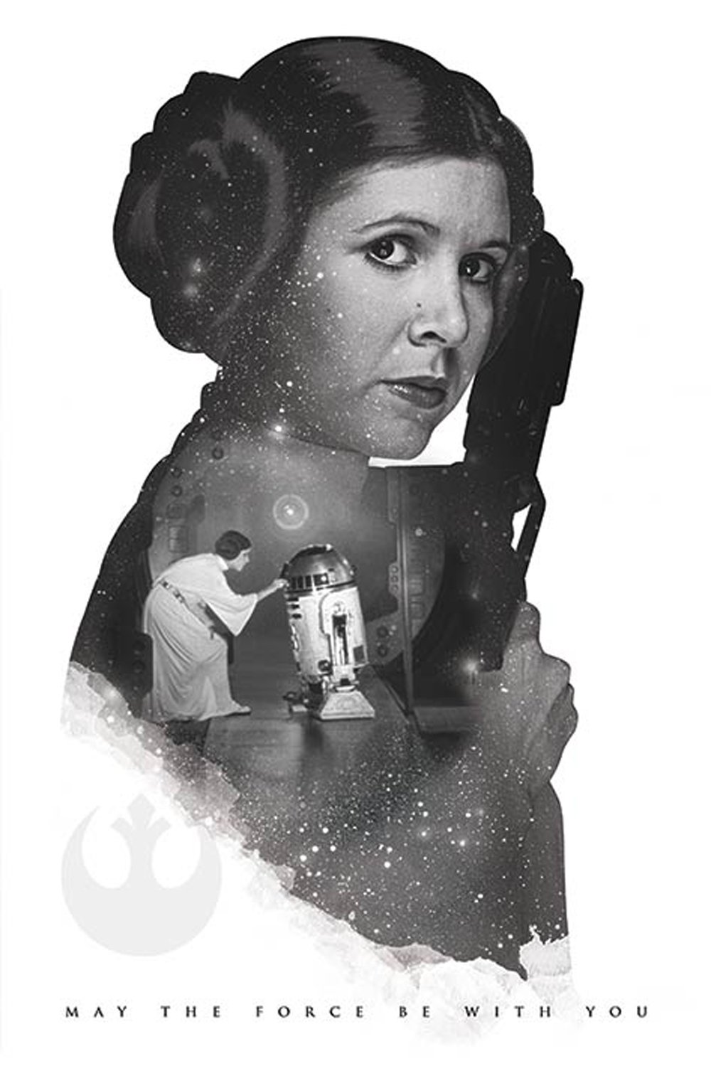 Køb Wars Princess Leia May Force Be With You Maxi Poster 61x91.5cm