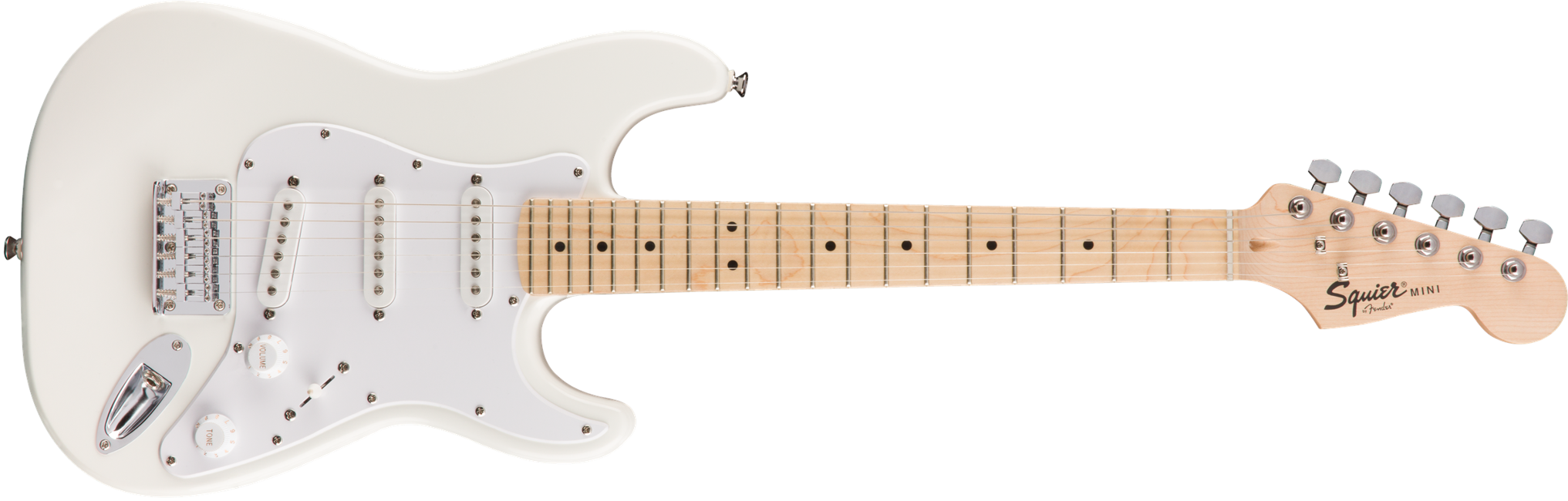 Squier By Fender - Mini Strat FSR - Elektrisk 3/4 Guitar (Olympic White)