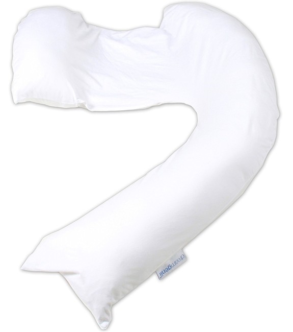 Dreamgenii Pregnancy Support & Feeding Pillow - White