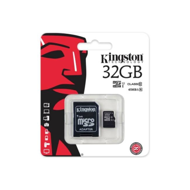 Kingston 32GB Micro SDHC Class 10 Memory Card (SDC10G2/32GB)