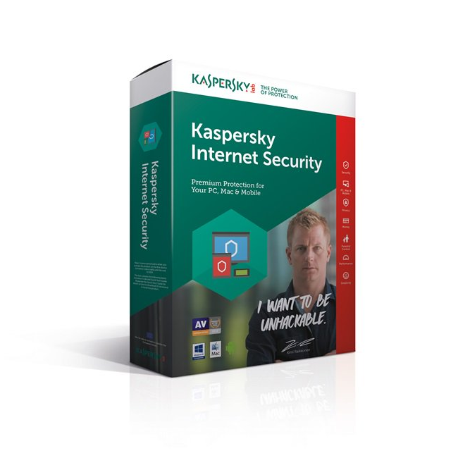 Kaspersky Internet Security MD 2017 3 Bruger 3 År OEM