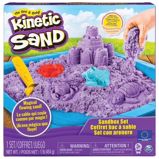 Kinetic Sand - Lilla Sandslot Sæt (450g)