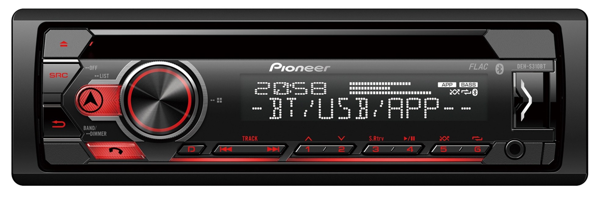 Pioneer DEH-S310BT - Radio med Bluetooth