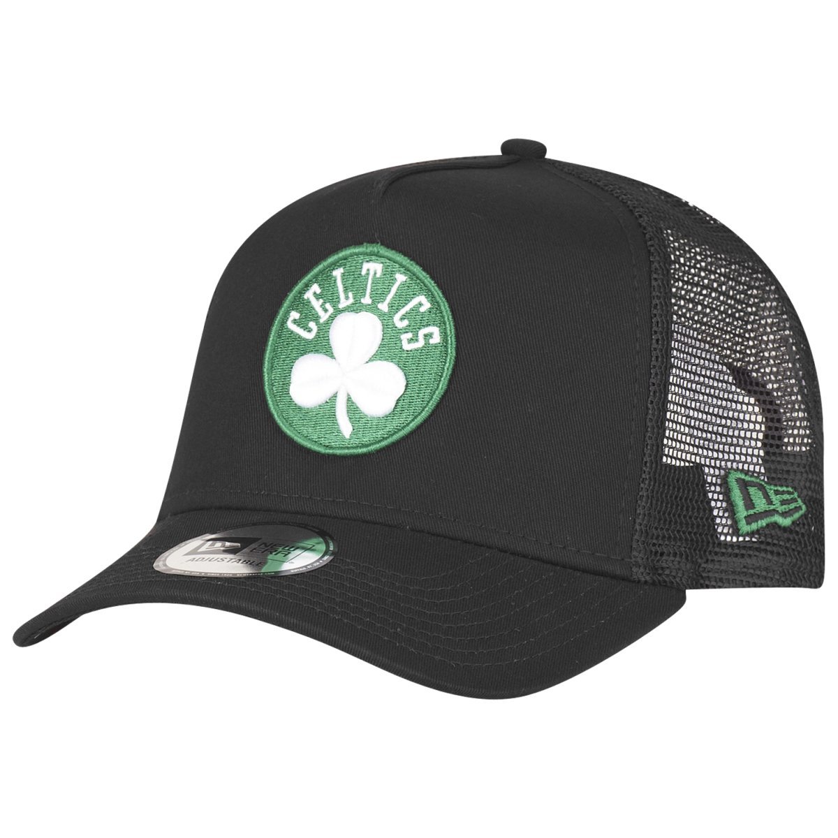 Kop New Era Trucker Mesh Cap Reverse Boston Celtics Black