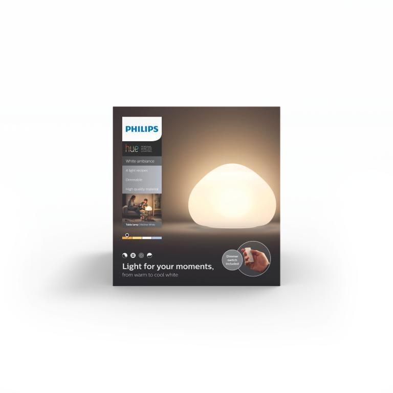 Buy Philips Hue - Connected Wellner Table Lamp - White ...