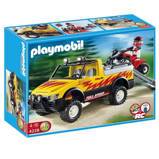 Playmobil - Pick Up Truck with Quad (4228)