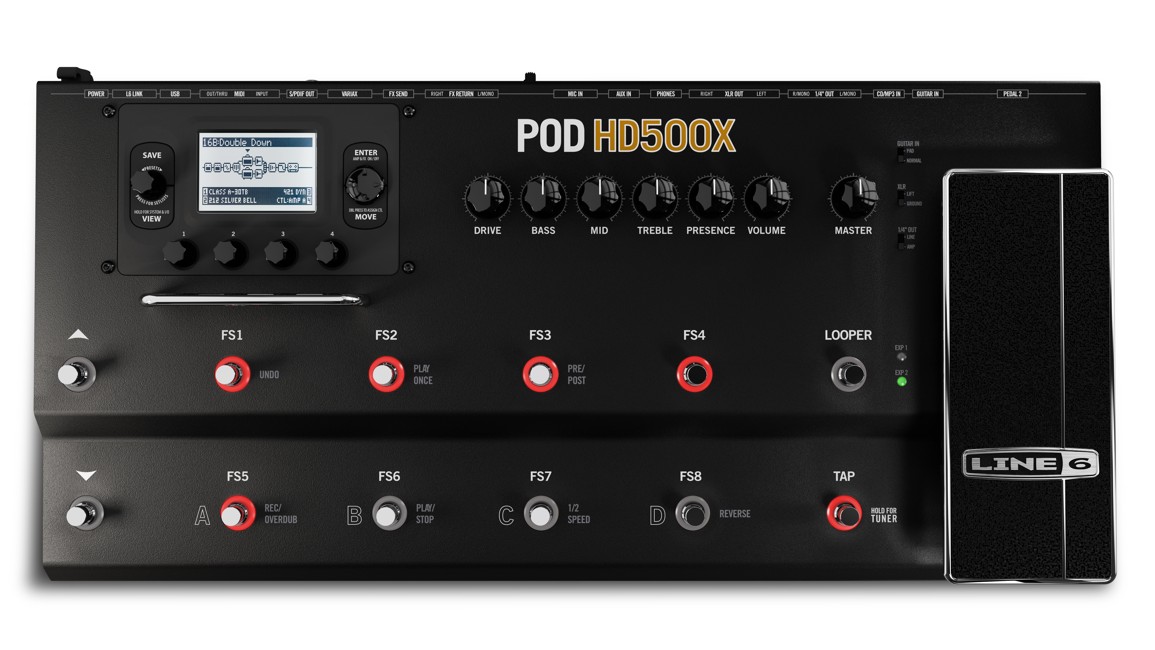 Line6 - Pod HD500X - Guitar Multi Effekt Board