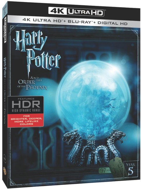 Harry Potter 5 - Og Fønixordenen / And the Order of the Phoenix (4K Blu-Ray)