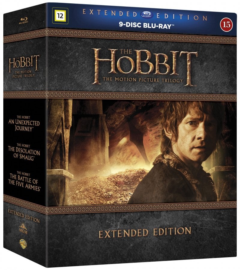 Hobbit Trilogy, The: Extended Edition (9-disc) (Blu-ray)