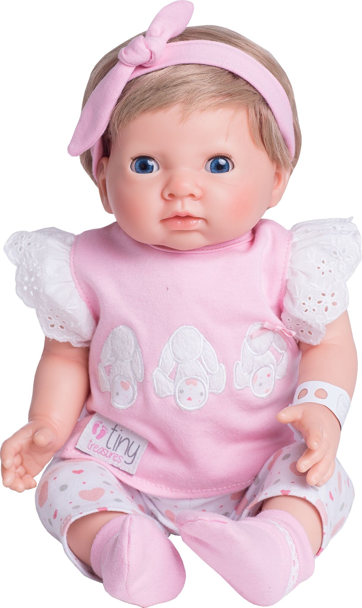 Buy Tiny Treasure - Blonde Doll with Pink Clothes (30086)