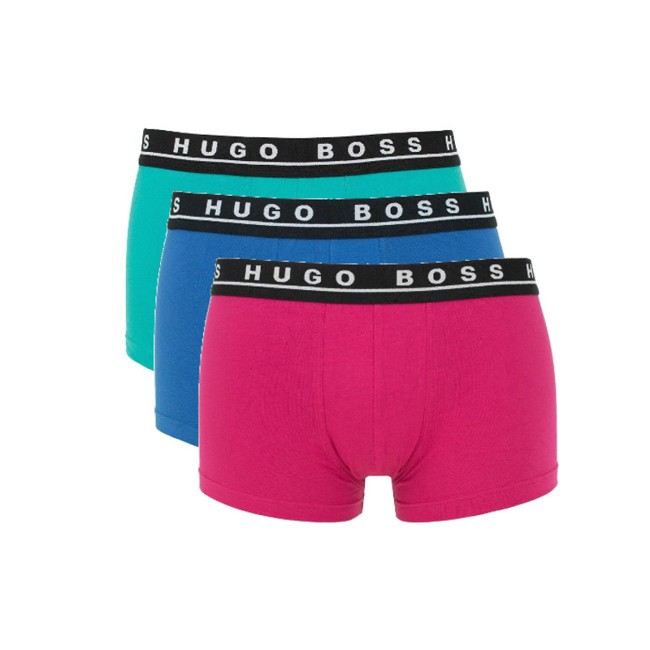 HUGO BOSS 3-PACK TRUNK COTTON STRETCH OPEN MISCELLANEOUS