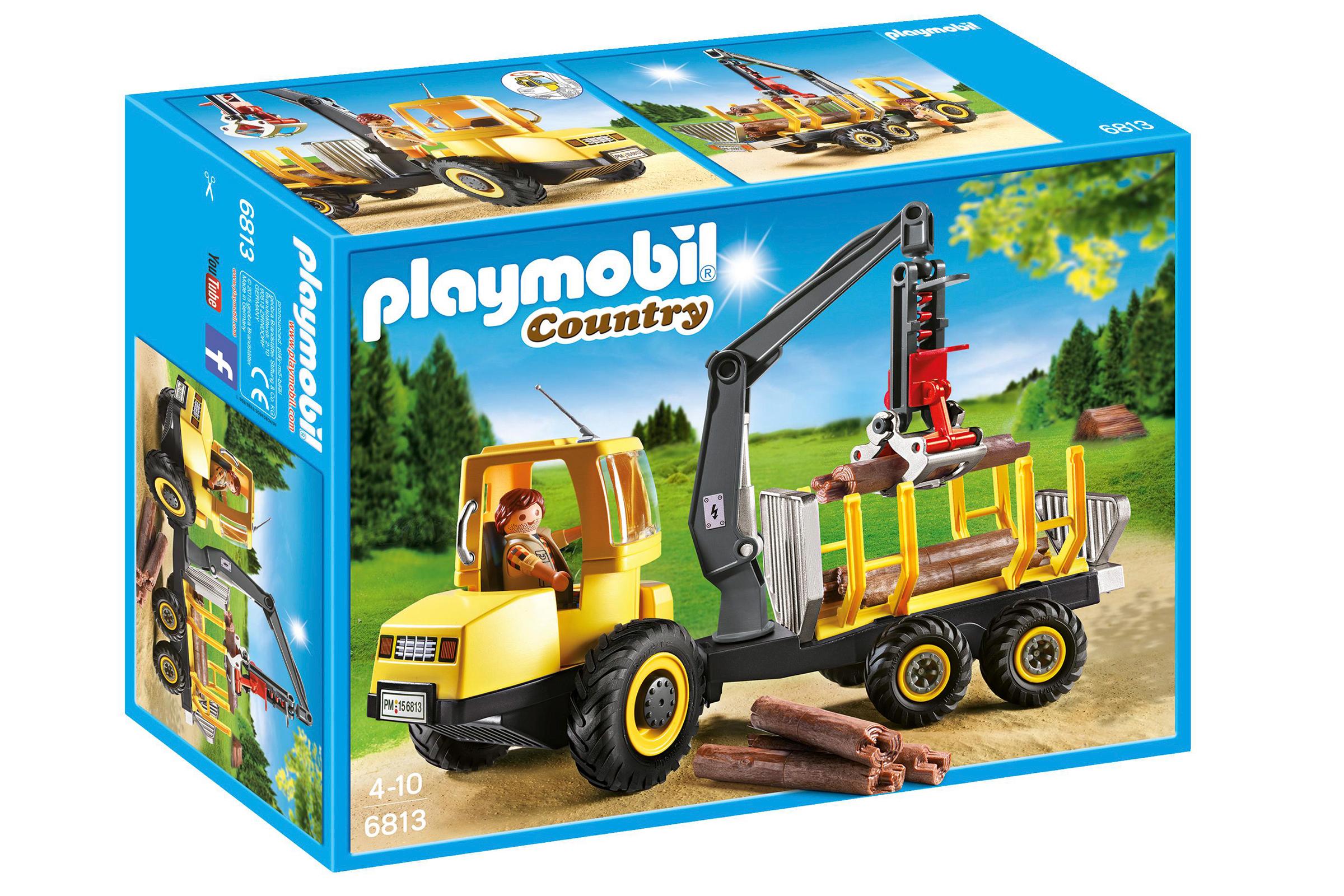 Køb Playmobil - Tømmer lastbil (6813)