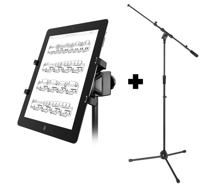 IK Multimedia - iKlip Xpand iPad / Tablet Holder + Mikrofon Stativ