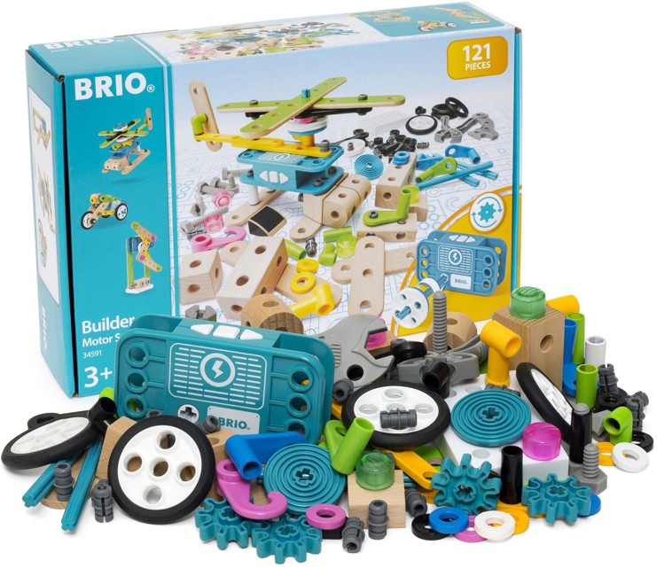 BRIO - Builder Motor- Konstruktionsset - 121 Teile (34591)