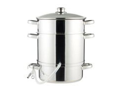 Funktion - Saftkocher - Induktion - Edelstahl - 7,8 L