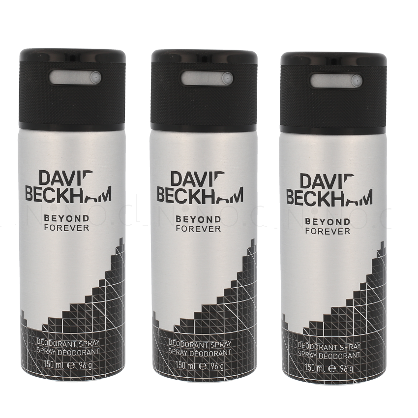 David Beckham - 3x Beyond Forever Deodorant Spray 150 ml