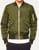 Schott Light Padded MA-1 Bomber Jacket Green thumbnail-1