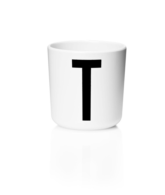 ​Design Letters - Personal Melamine Cup T - White (20201000T)