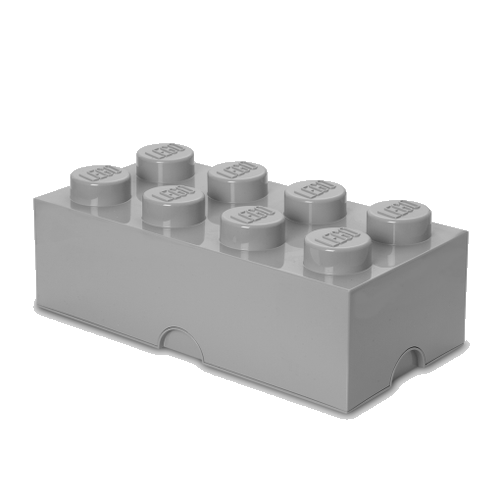 Room Copenhagen - LEGO Storeage Brick 8 -  Stone Grey (40041740)