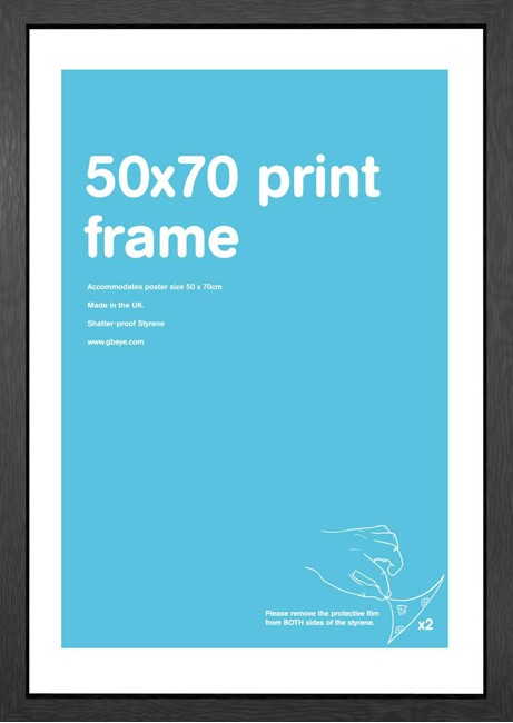 30mm Black 50 x 70 cm Poster / Print Frame