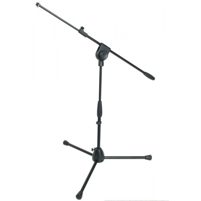 Proel - PRO281BK - Lavt Mikrofon Stativ Med Justerbar Boom Arm