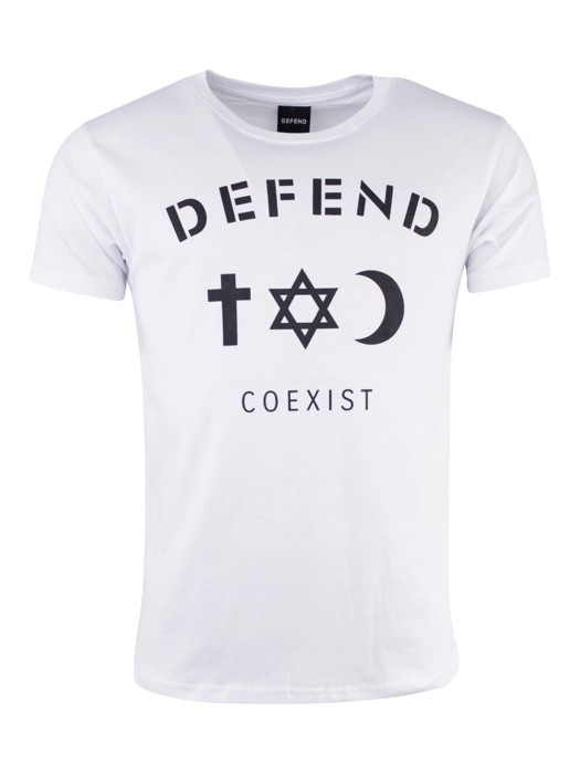 Defend Paris 'Coexist' T-shirt - White