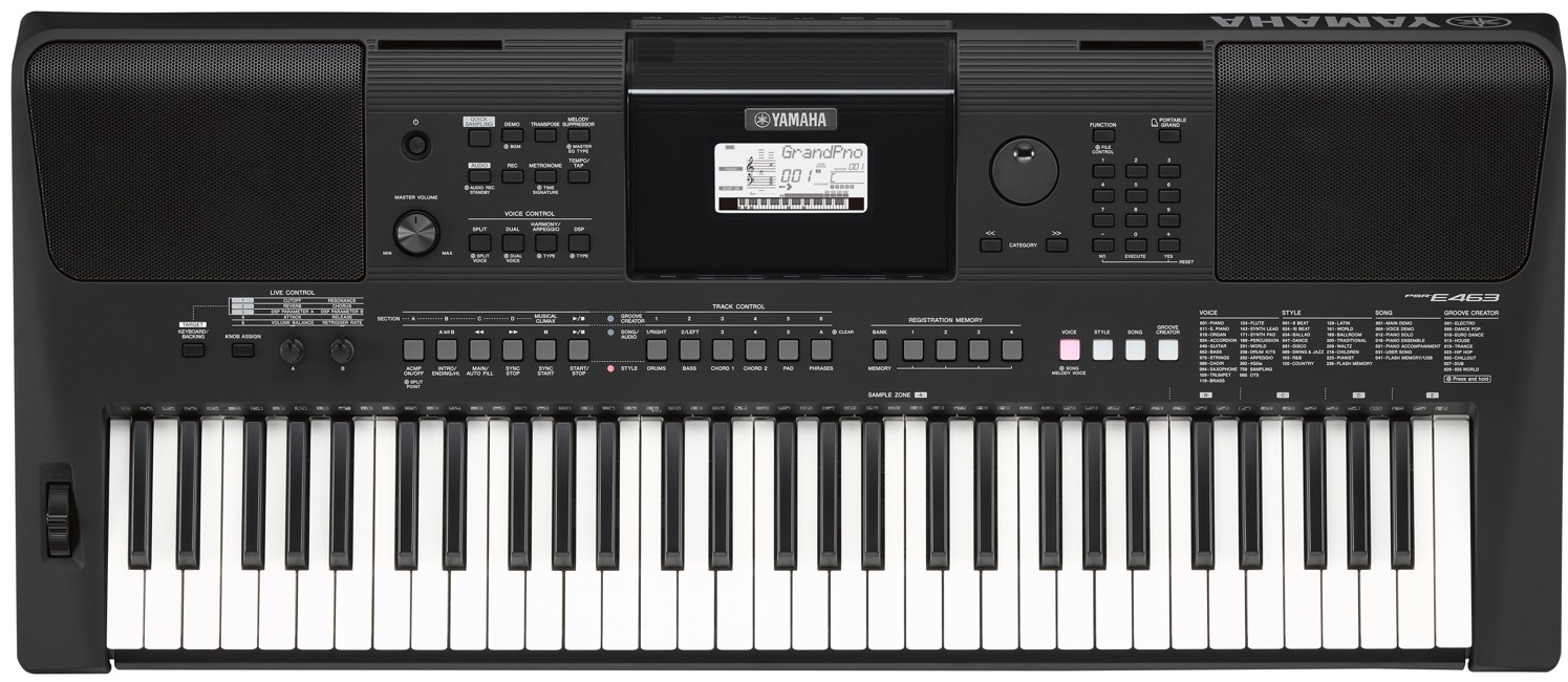 Yamaha - PSR-E463 - Transportabel Keyboard