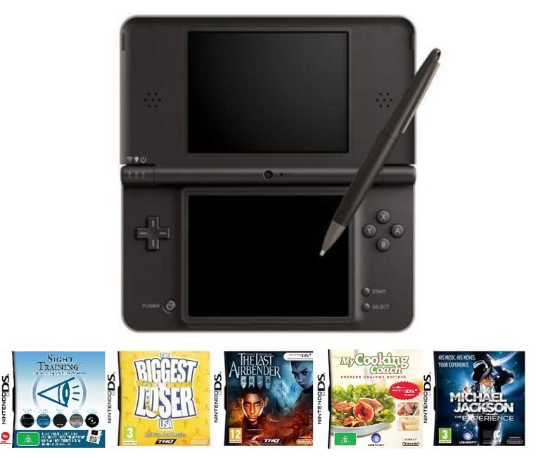 Nintendo DSi XL Dark Brown - With 5 Free Games