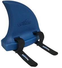 SwimFin - Haifischflossen-Schwimmgürtel für Kinder - Mitternachtsblau