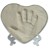 Happy Hands Hand & Footprint Tin Silver Grey Baby Keepsake thumbnail-2