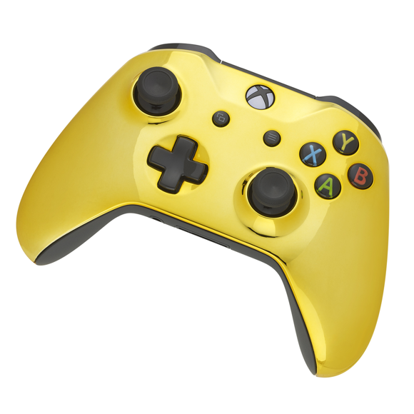 Köp Xbox One S Controller - Chrome Gold Edition