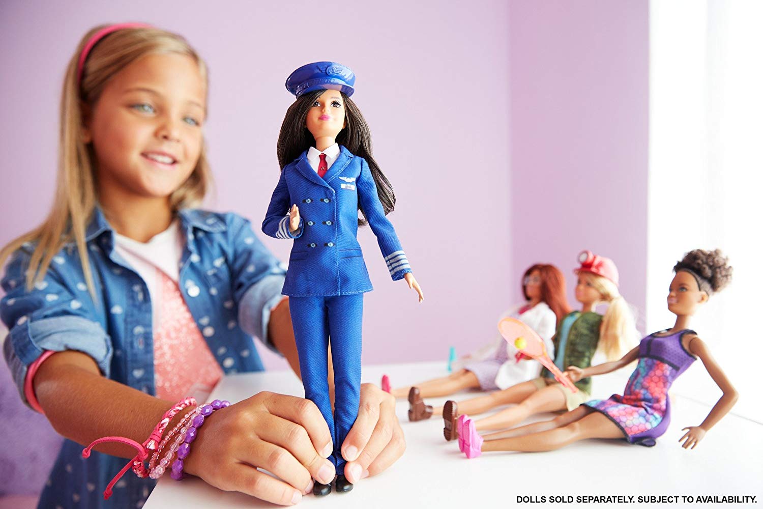 black pilot barbie