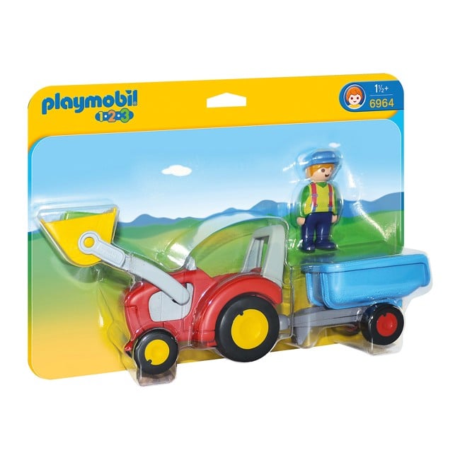 Playmobil - Tractor with Trailer (6964)
