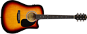 Squier By Fender - SA-105CE - Akustisk Elektrisk Guitar (Sunburst) thumbnail-1