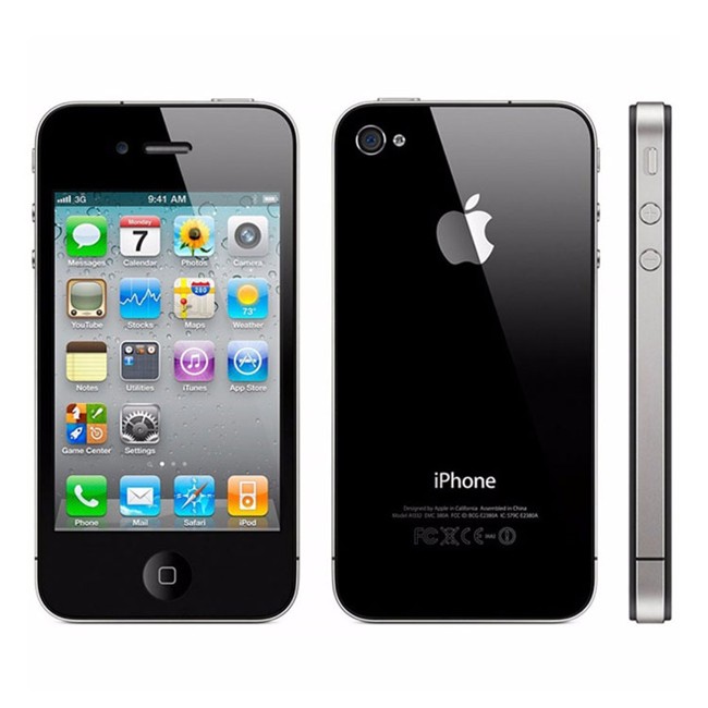 Apple iPhone 4S - 16 GB - Sort (Brugt)