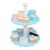 Magni - Wooden Cake Stand, Blue w/12 Cakes (1571B) thumbnail-1