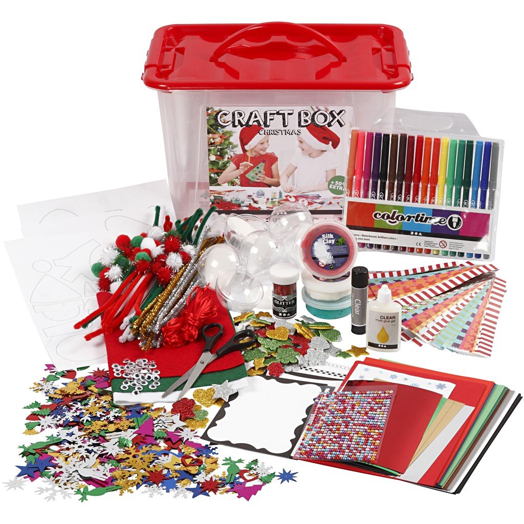 DIY Kit - Craft Materials with Storage Box - Christmas (97499)