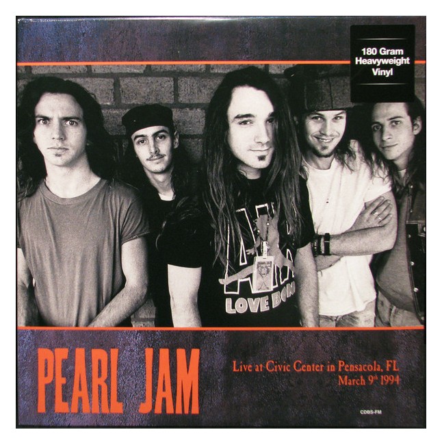 Pearl Jam ‎– Live At Civic Center In Pensacola, FL March 9th 1994 - 2Vinyl