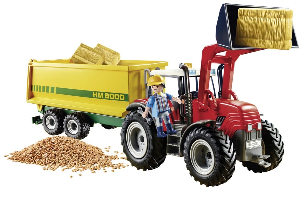 Playmobil - Tractor with Feed Trailer (70131)