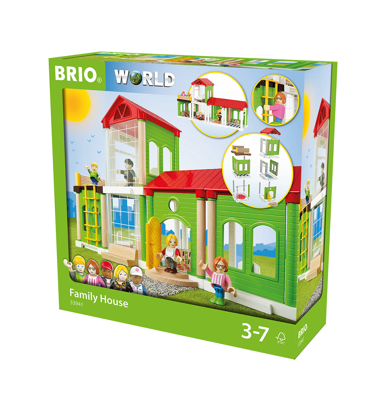 BRIO World Village 33944 Ice Cream Shop Boy and Girl Minifigs Furniture 13pc for sale online 