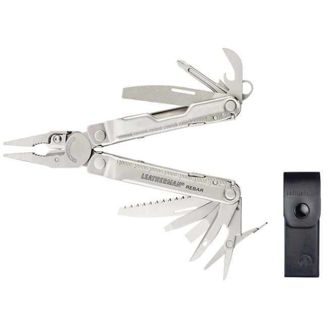 Leatherman Rebar Knifeless Multitool - EDC tool with nylon sheath - no blade