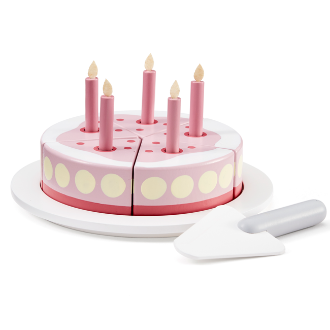 Kids Concept - Fødselsdagskage (Rosa) (1000266)